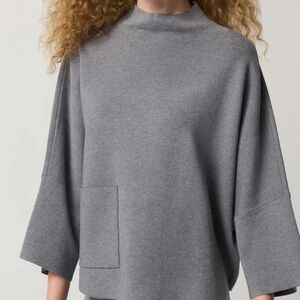 Woman’s Joseph Ribkoff Grey Sweater Size S